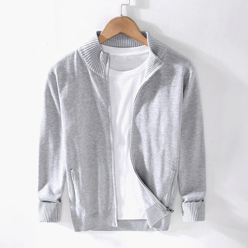 Lorenzo – Slim-Fit Heren Katoenen Trui met Rits" can be rewritten as:
"Lorenzo – Slim-Fit Katoenen Trui voor Heren met Rits
