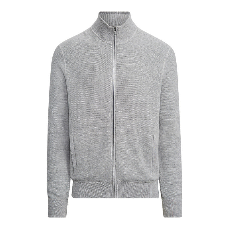 Lorenzo – Slim-Fit Heren Katoenen Trui met Rits" can be rewritten as:
"Lorenzo – Slim-Fit Katoenen Trui voor Heren met Rits