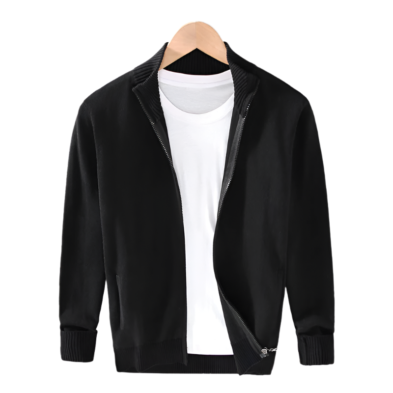 Lorenzo – Slim-Fit Heren Katoenen Trui met Rits" can be rewritten as:
"Lorenzo – Slim-Fit Katoenen Trui voor Heren met Rits