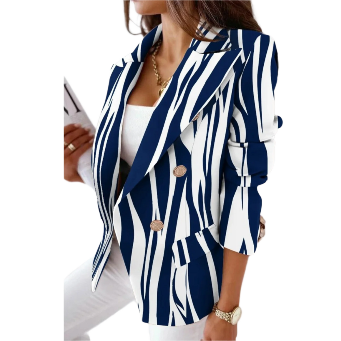 Elena – Fitted Dames Blazer voor Eenvoudige Elegantie