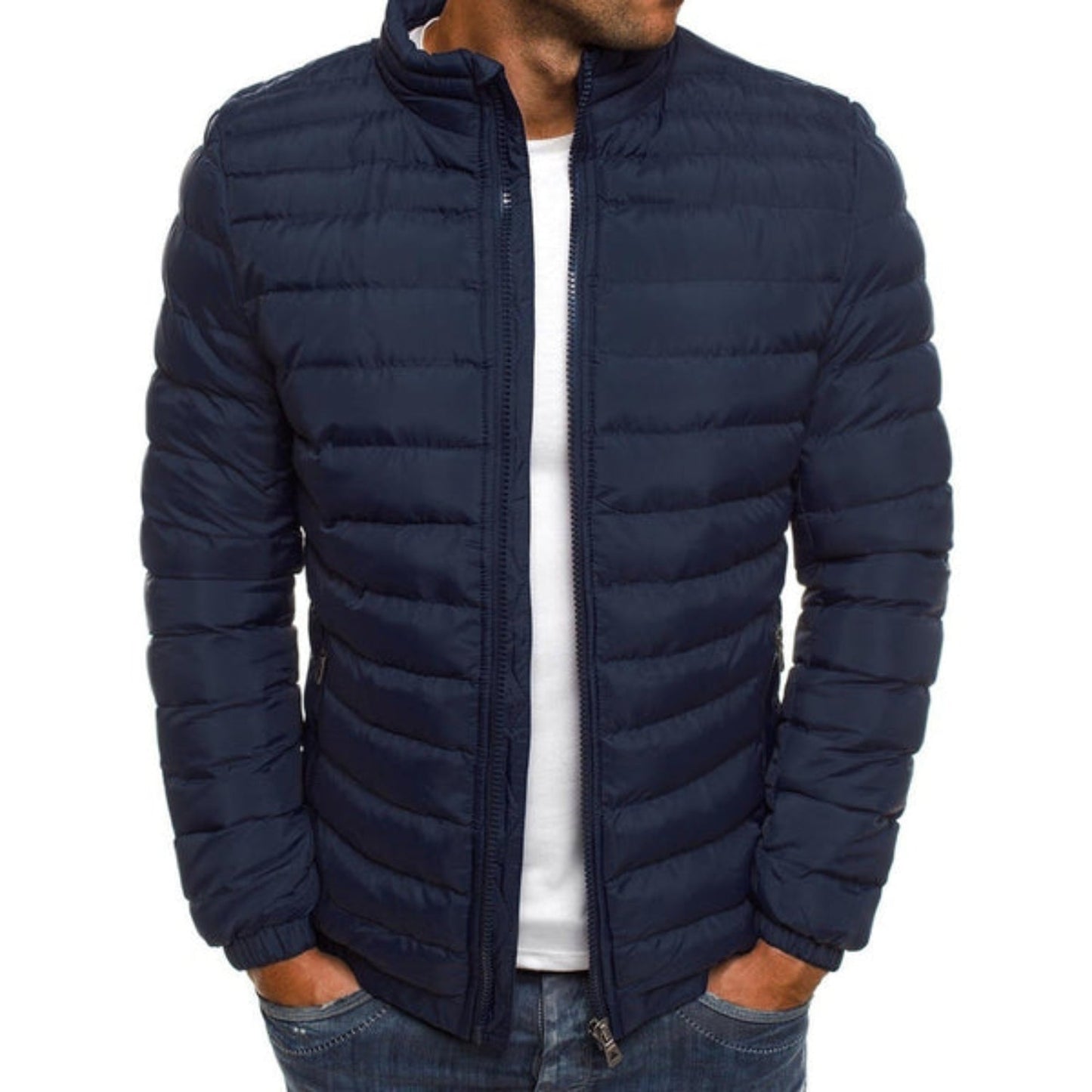 Lorenzo – Luxe Waterafstotend Donsjack voor Heren