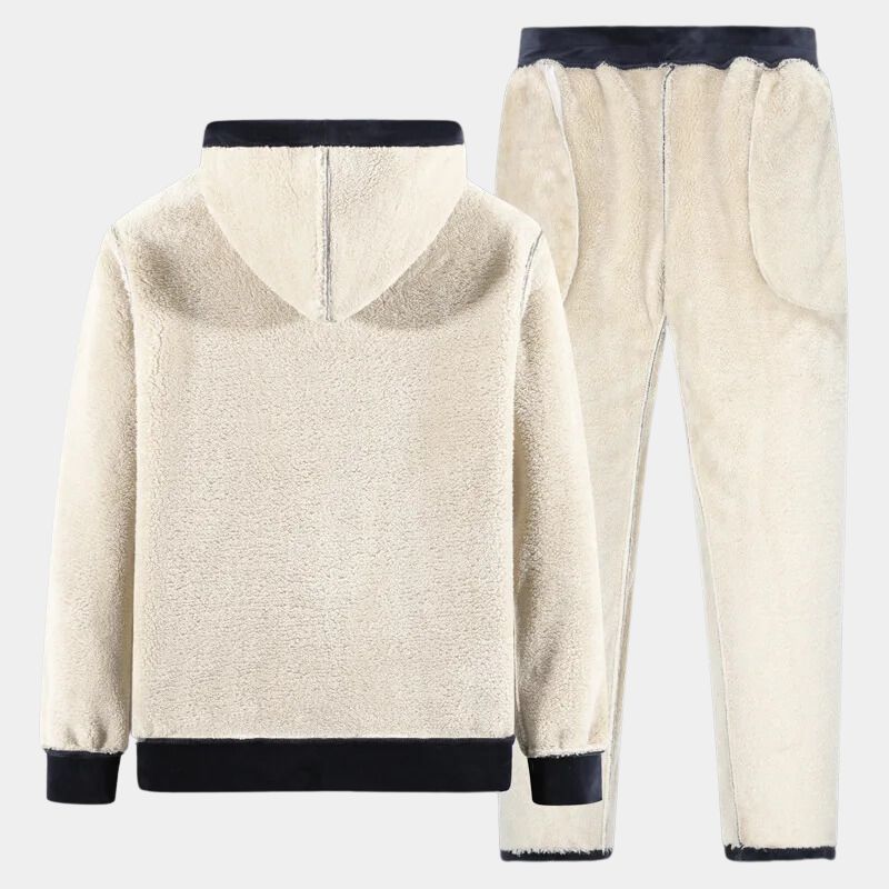 Adriano – Comfortabel Fleece Pyjama Set voor Mannen