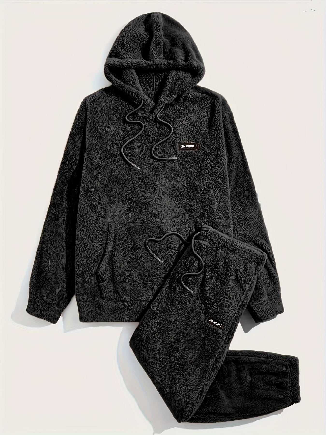 Lorenzo – Mannen 2-Delige Teddy Fleece Pyjama Set