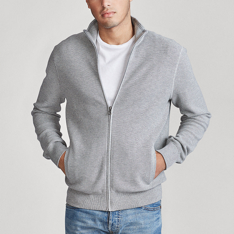 Lorenzo – Slim-Fit Heren Katoenen Trui met Rits" can be rewritten as:
"Lorenzo – Slim-Fit Katoenen Trui voor Heren met Rits