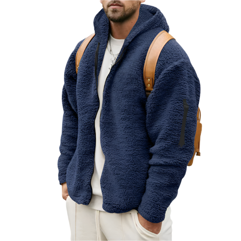 Lorenzo – Heren Winterjas met Sherpa Voering voor Extra Warmte