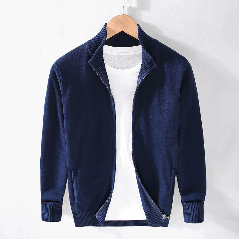 Lorenzo – Slim-Fit Heren Katoenen Trui met Rits" can be rewritten as:
"Lorenzo – Slim-Fit Katoenen Trui voor Heren met Rits