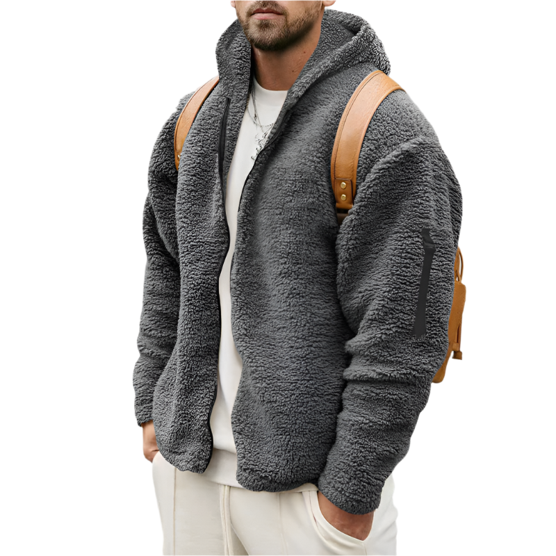 Lorenzo – Heren Winterjas met Sherpa Voering voor Extra Warmte