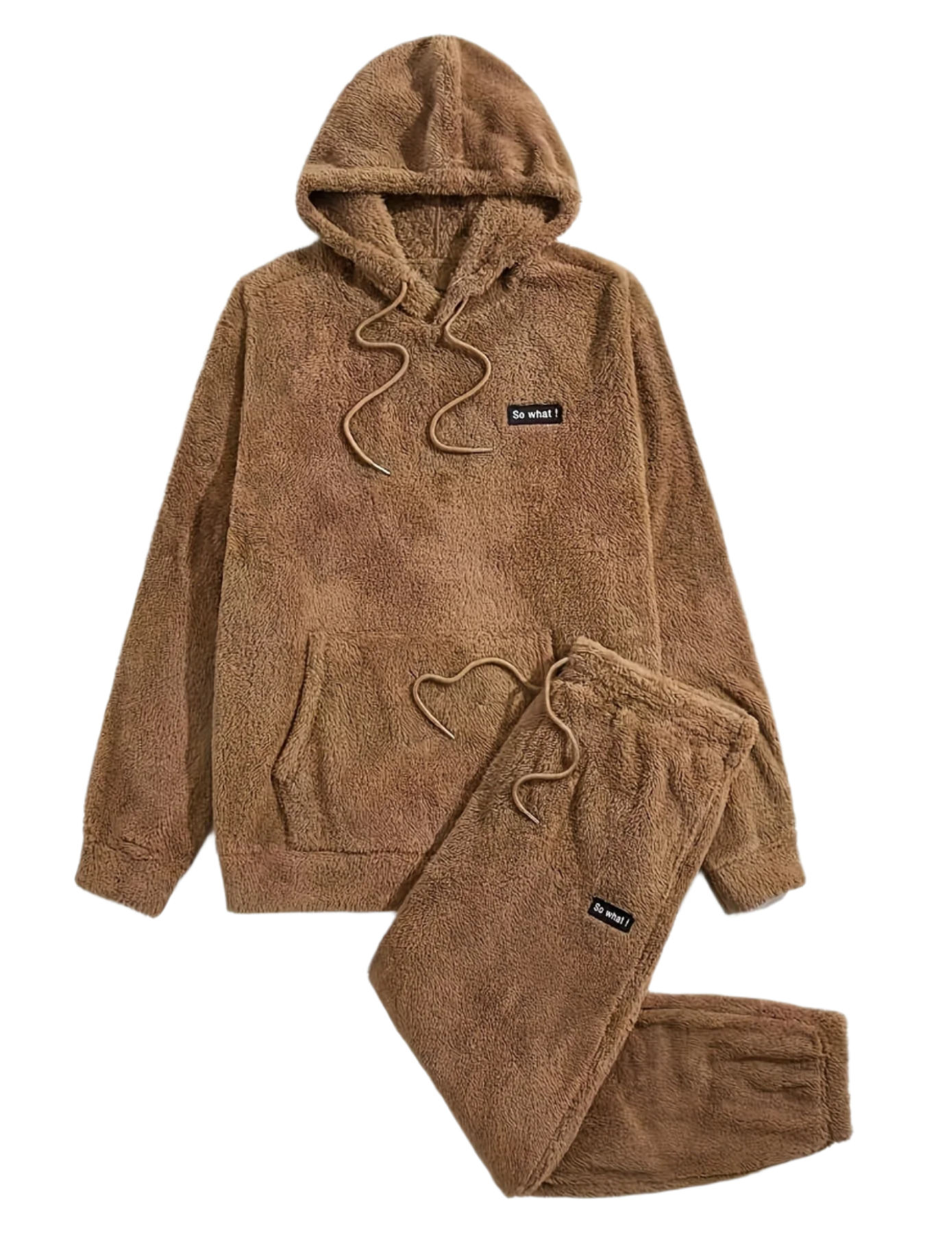 Lorenzo – Mannen 2-Delige Teddy Fleece Pyjama Set