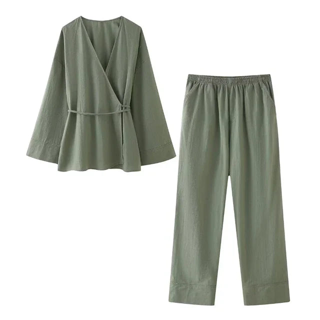 Elysia™ | Luxe Kimono Set