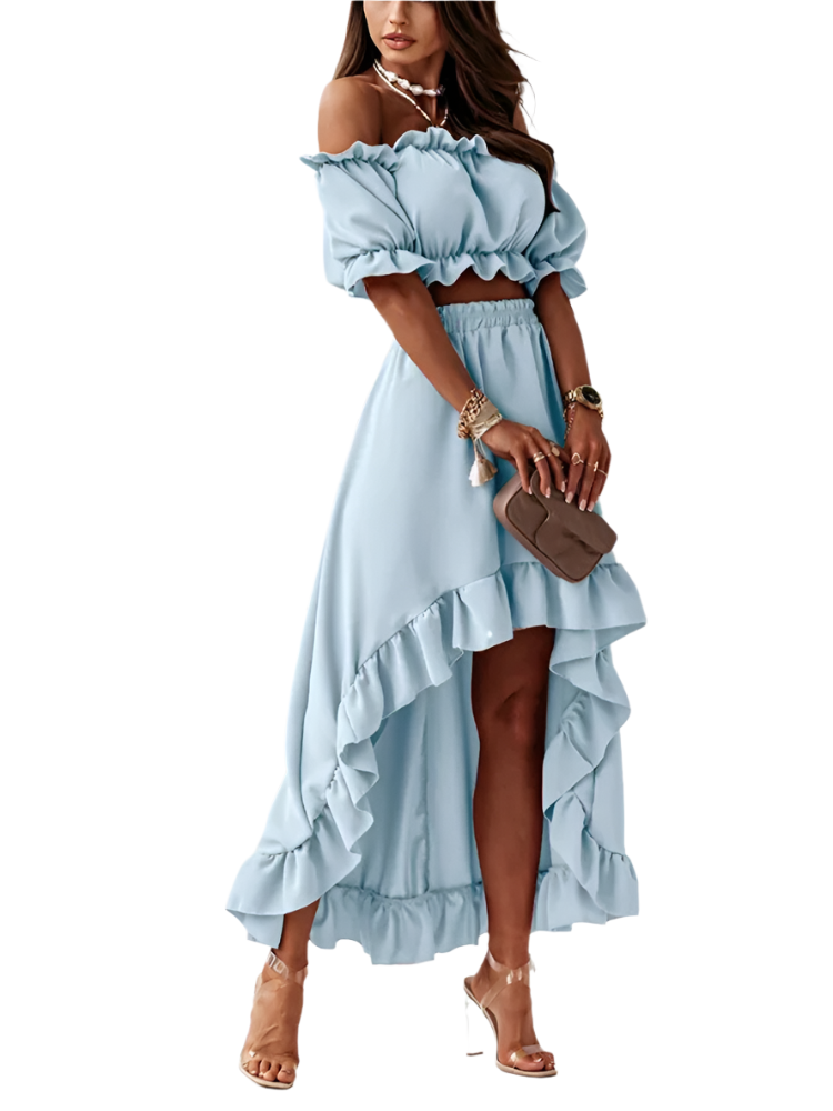 Camila – Stijlvolle Off-Shoulder Dames Set