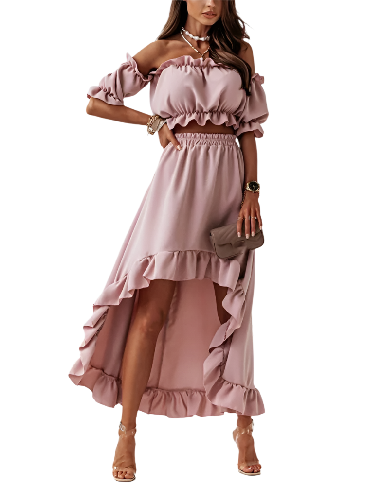 Camila – Stijlvolle Off-Shoulder Dames Set