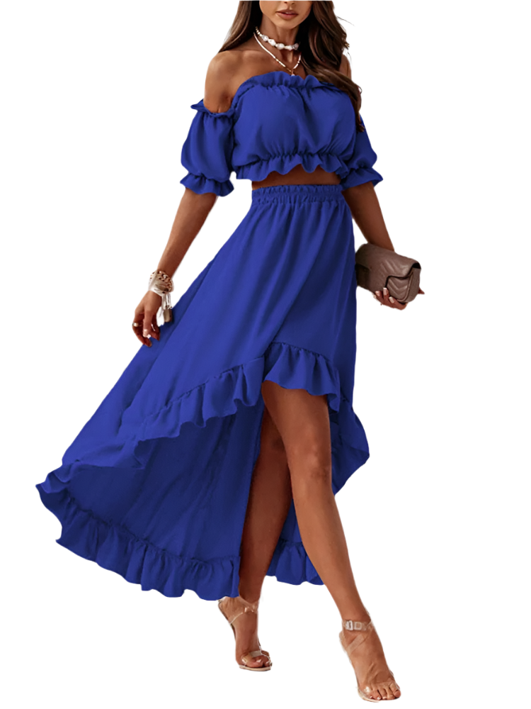 Camila – Stijlvolle Off-Shoulder Dames Set