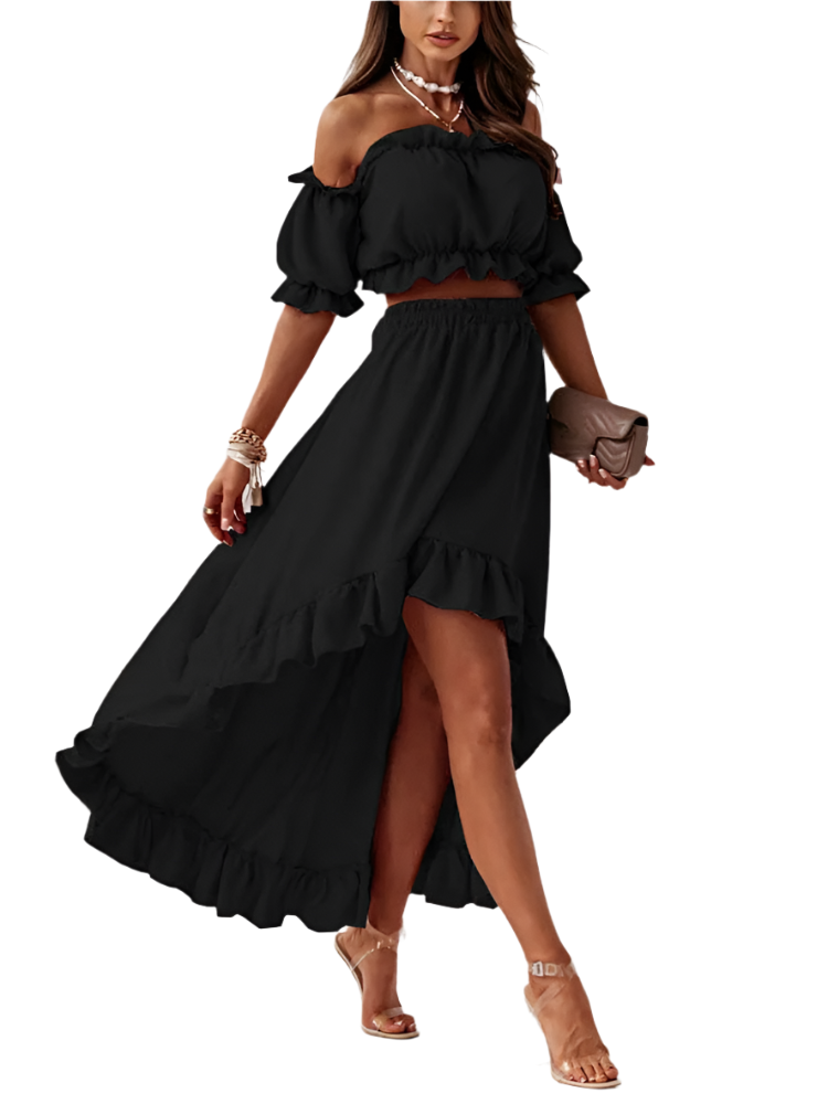 Camila – Stijlvolle Off-Shoulder Dames Set