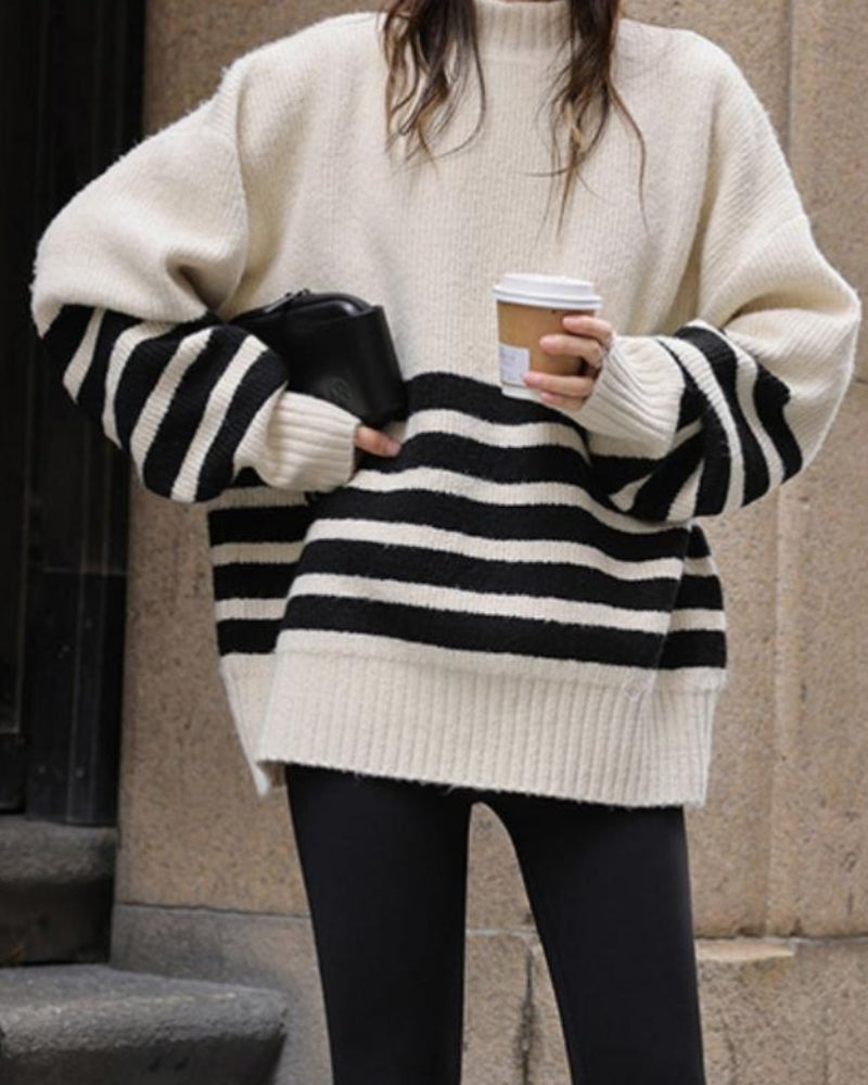 Clara – Oversized Damestrui met Nautisch Inspiratie