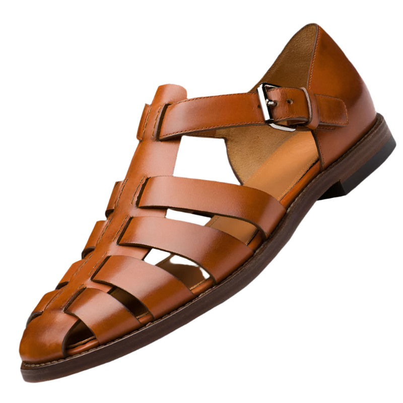Lorenzo – Heren Sandalen van Leer
