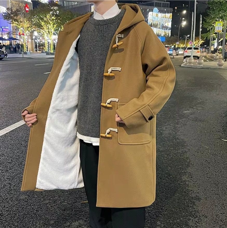 Étienne – Lange Duffle Winterjas voor Mannen