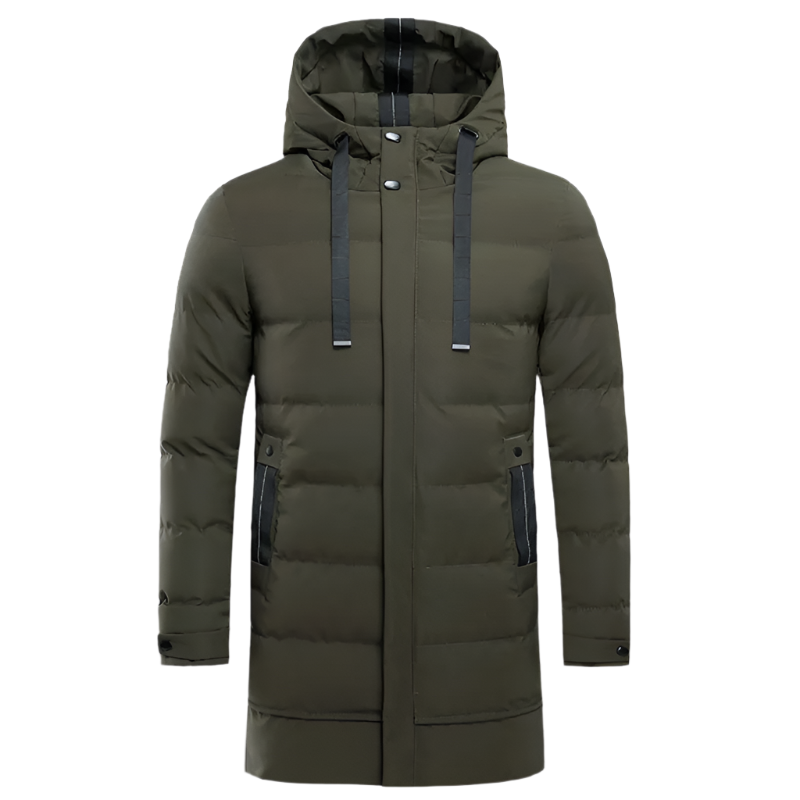Valdini – Waterdichte Lange Winterjas voor Mannen