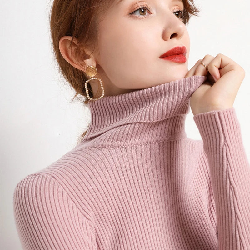 Isabella – Gemütlicher Damenrollkragenpullover