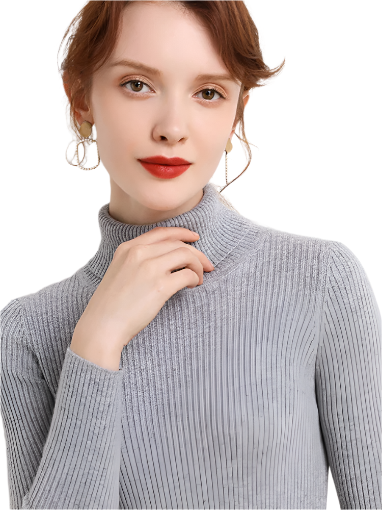 Isabella – Gemütlicher Damenrollkragenpullover