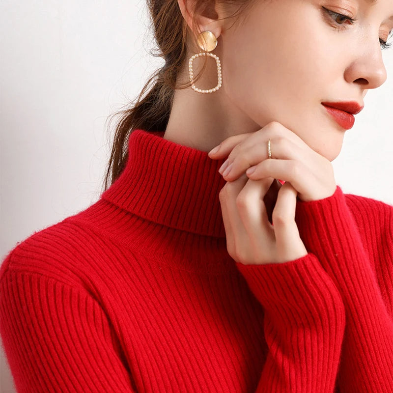 Isabella – Gemütlicher Damenrollkragenpullover
