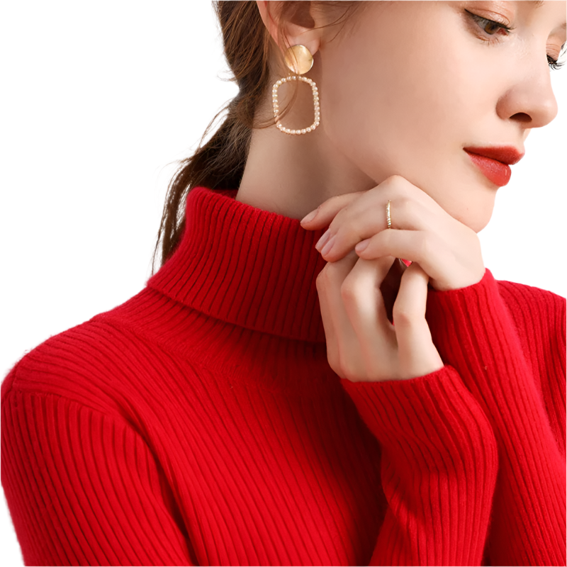 Isabella – Gemütlicher Damenrollkragenpullover