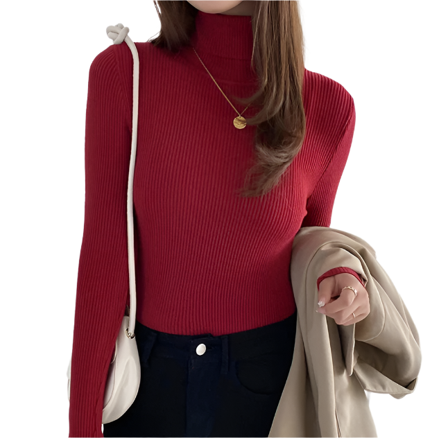 Isabella – Gemütlicher Damenrollkragenpullover