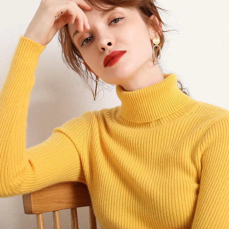Isabella – Gemütlicher Damenrollkragenpullover