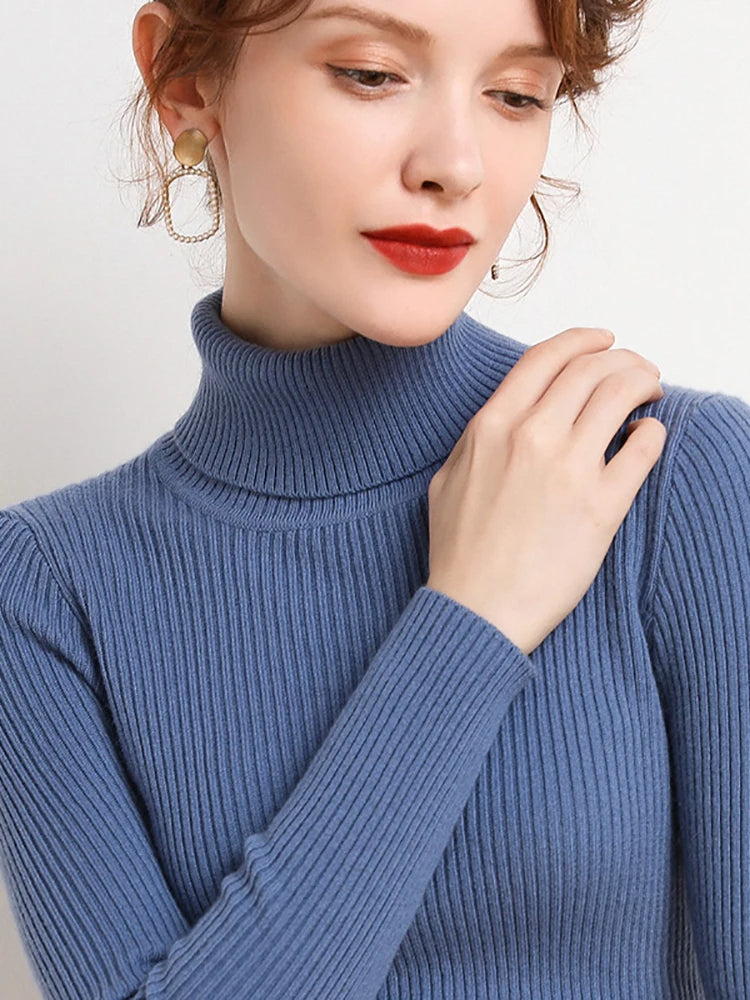 Isabella – Gemütlicher Damenrollkragenpullover