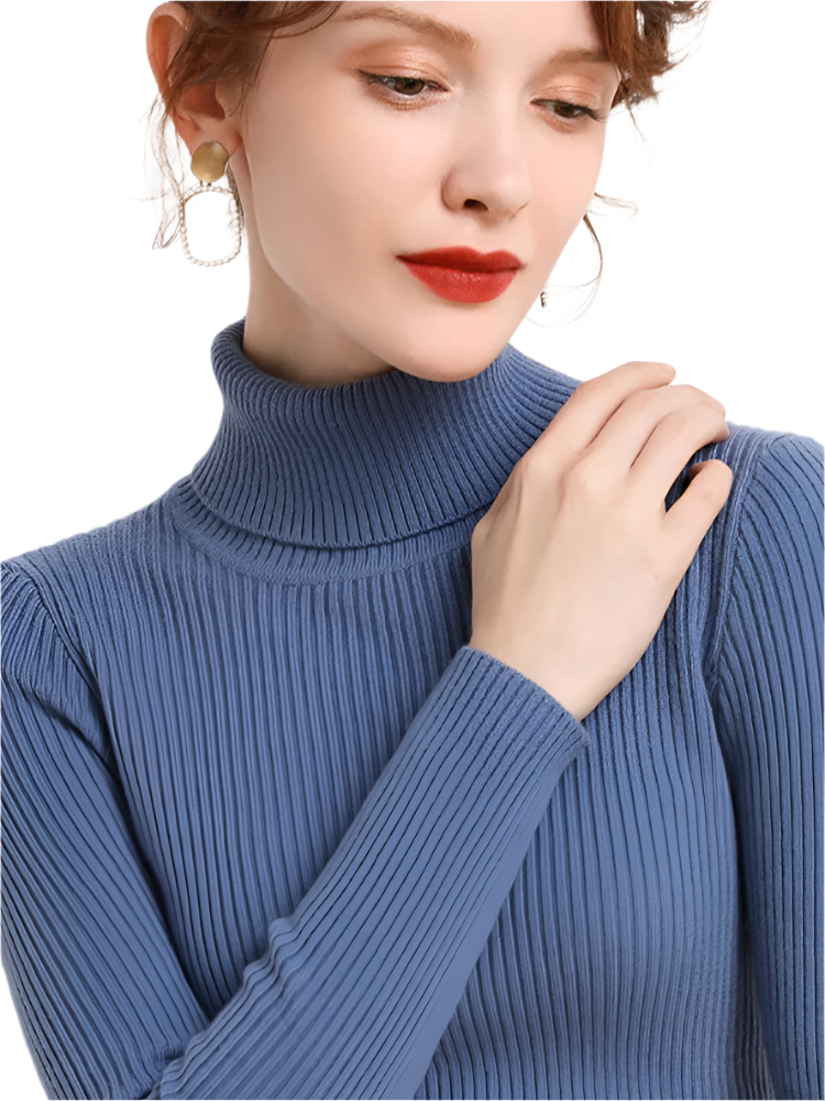 Isabella – Gemütlicher Damenrollkragenpullover