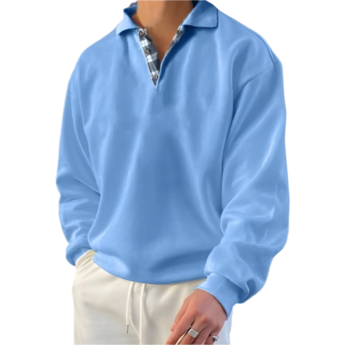 Matteo – Casual Overhemd voor Heren met Ocean Breeze Design