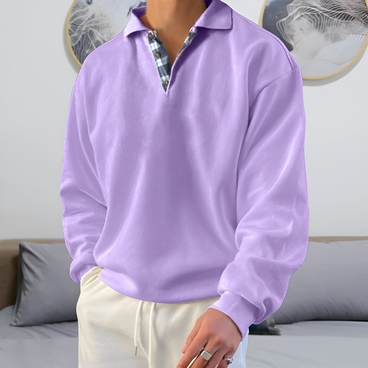 Matteo – Casual Overhemd voor Heren met Ocean Breeze Design