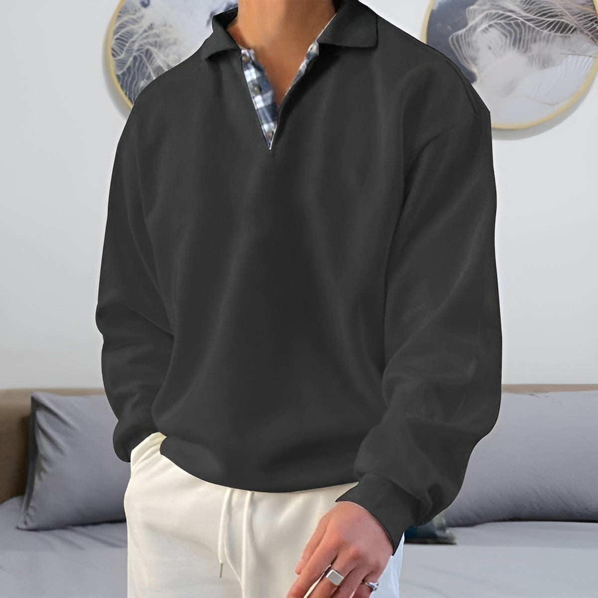 Matteo – Casual Overhemd voor Heren met Ocean Breeze Design
