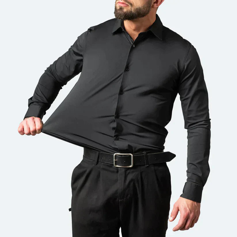 Giovanni – Comfortabele Stretch Hemd voor Heren