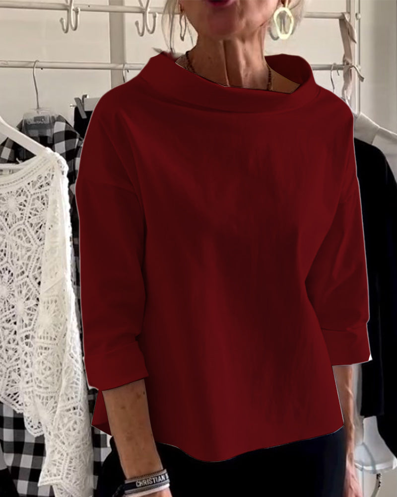 Isabella – Elegante Dames Top met 3/4 Mouwen
