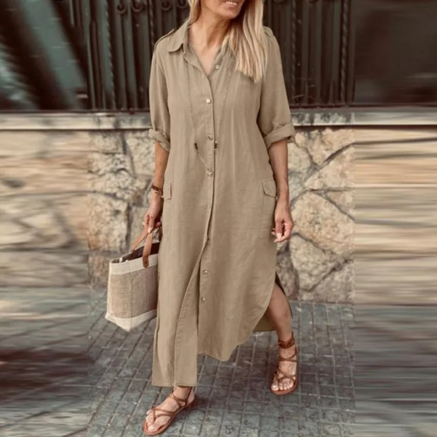 Isabella – Elegante Dames Blouse Dress