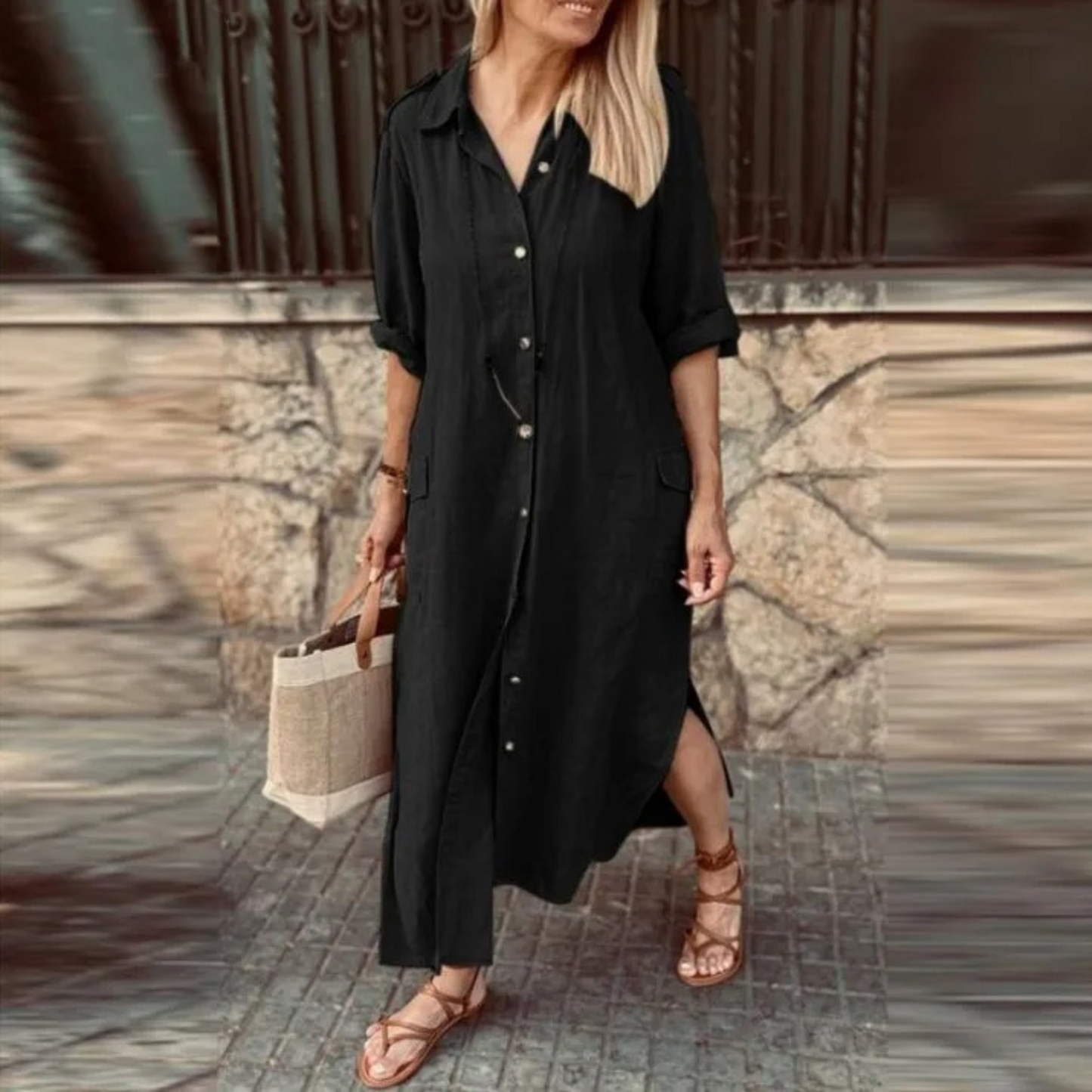 Isabella – Elegante Dames Blouse Dress