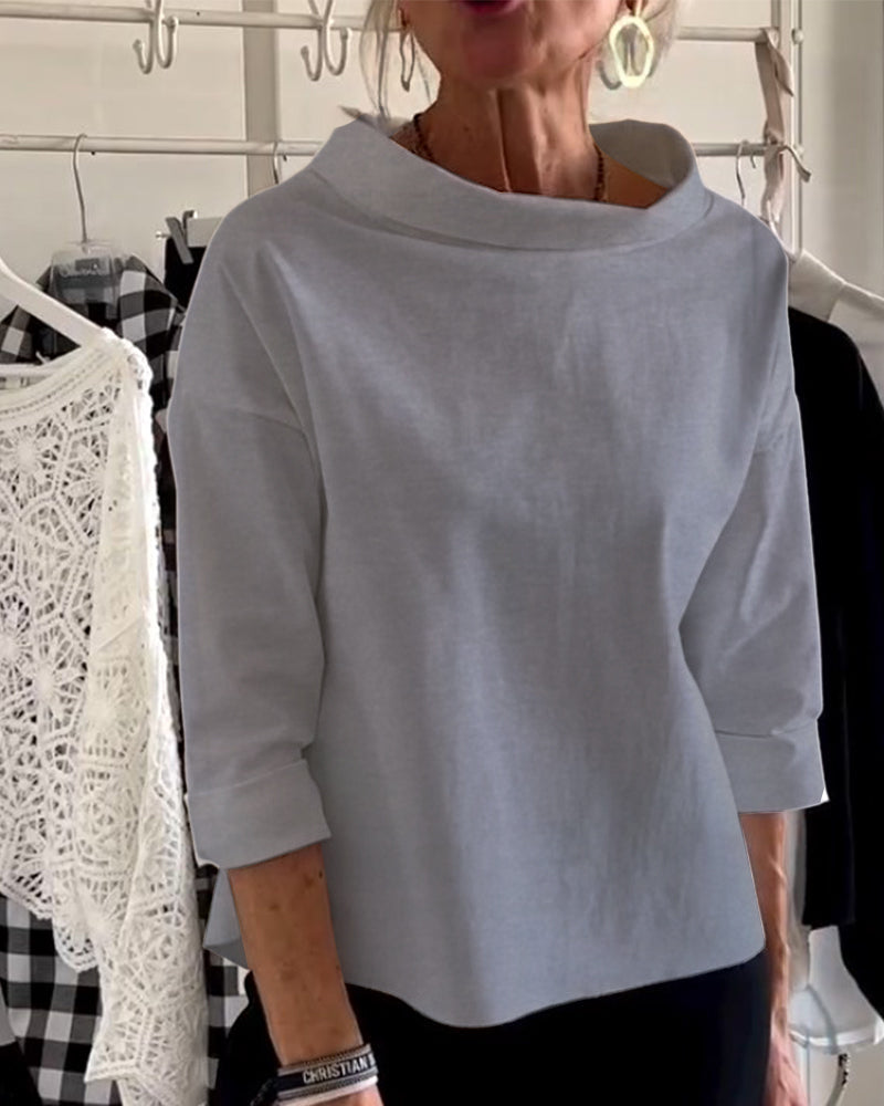 Isabella – Elegante Dames Top met 3/4 Mouwen