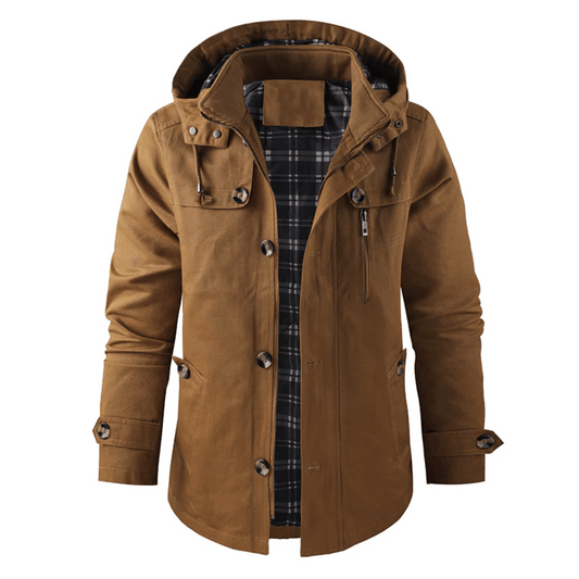 Mateo – Waterdichte Winterjas voor Heren met Capuchon