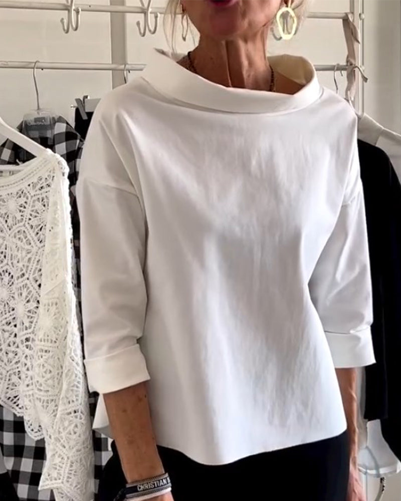 Isabella – Elegante Dames Top met 3/4 Mouwen