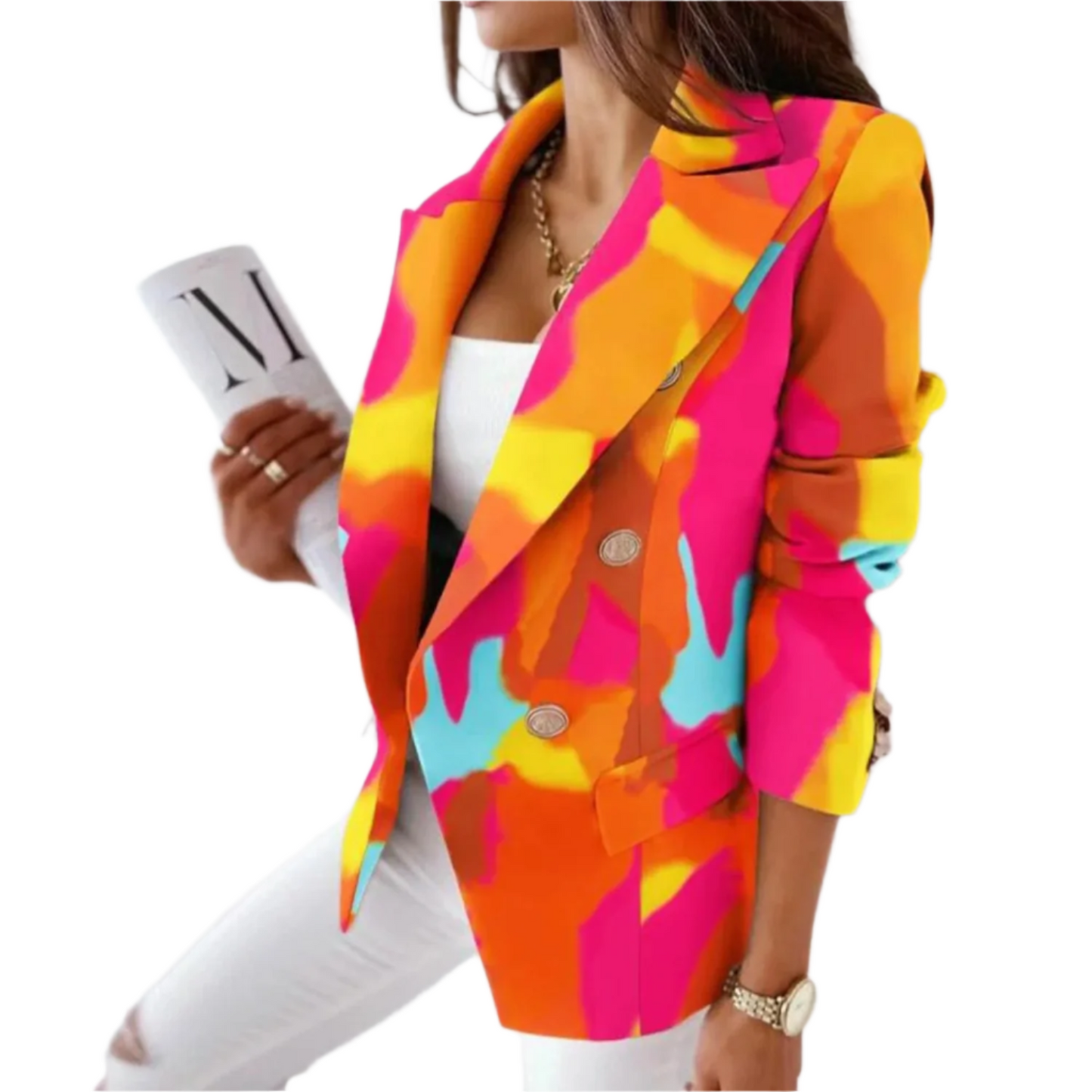 Elena – Fitted Dames Blazer voor Eenvoudige Elegantie
