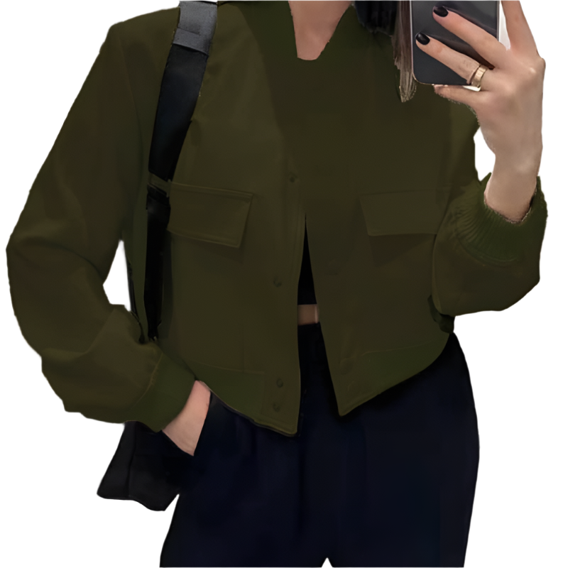Giulia – Dames Utility Jacket met Knoopsluiting
