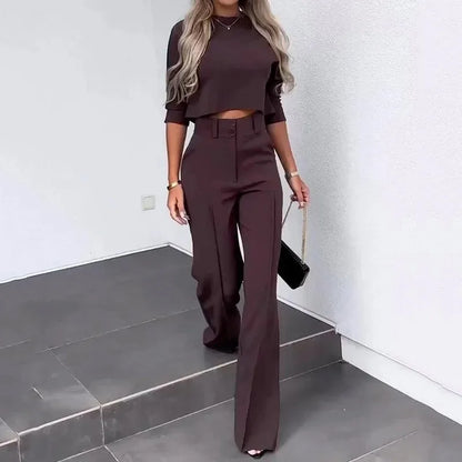 Isabella – Moderne Elegantie Vrouwen 2-Delige Set
