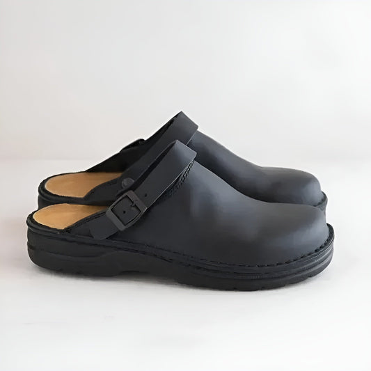 Rivano – Heren Leren Orthopedische Slippers
