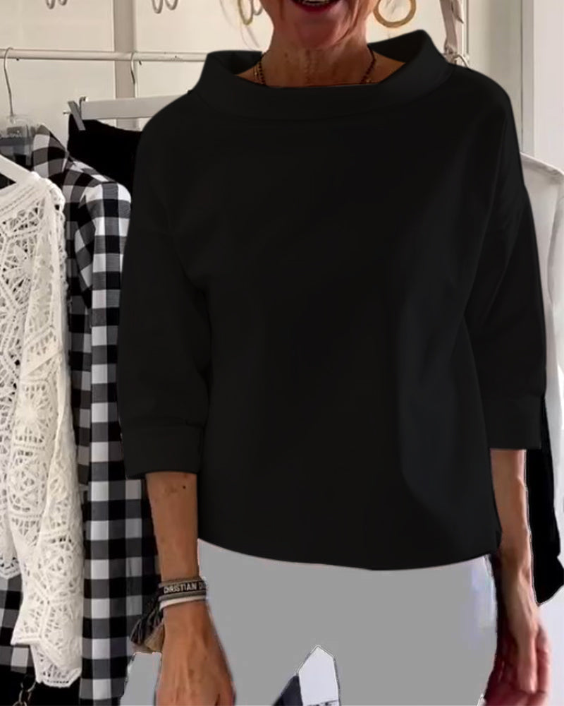 Isabella – Elegante Dames Top met 3/4 Mouwen