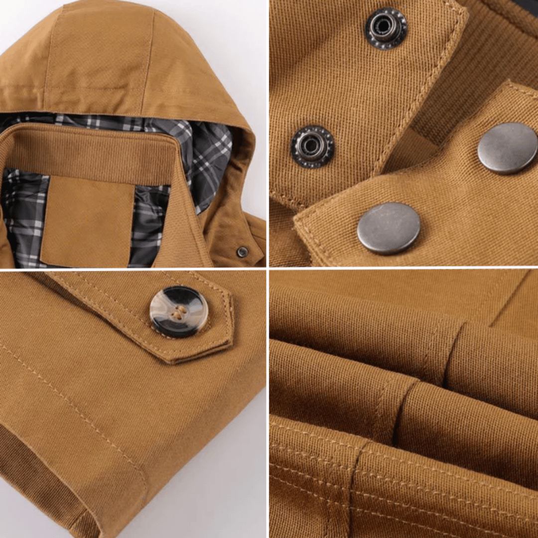 Mateo – Waterdichte Winterjas voor Heren met Capuchon