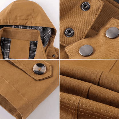 Mateo – Waterdichte Winterjas voor Heren met Capuchon