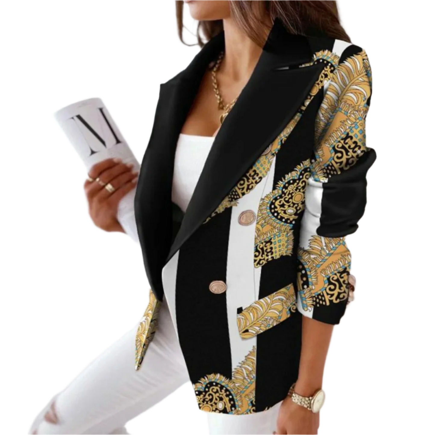 Elena – Fitted Dames Blazer voor Eenvoudige Elegantie