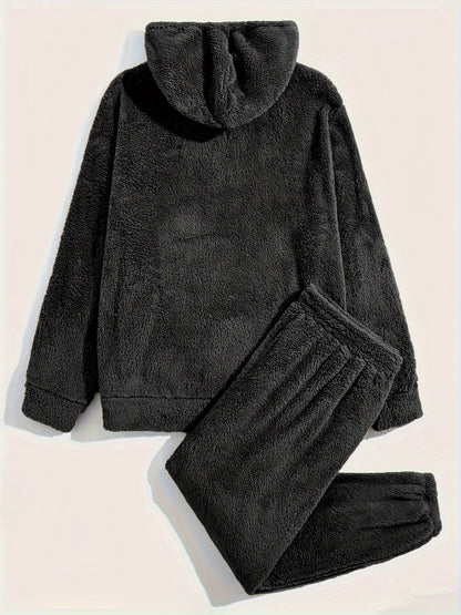 Lorenzo – Mannen 2-Delige Teddy Fleece Pyjama Set