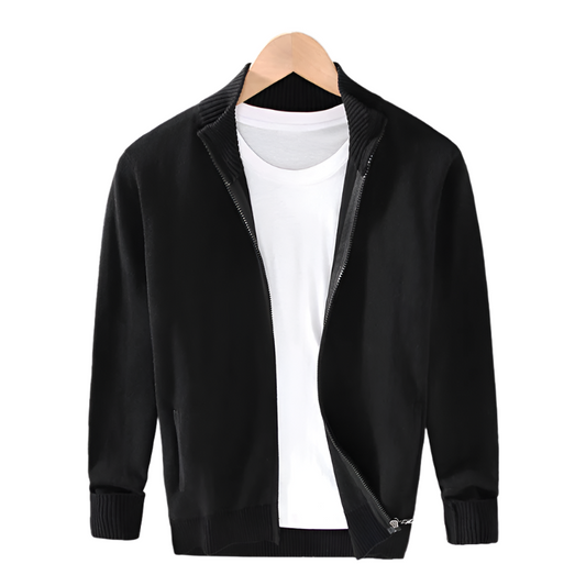 Lorenzo – Slim-Fit Heren Katoenen Trui met Rits" can be rewritten as:

"Lorenzo – Slim-Fit Katoenen Trui voor Heren met Rits