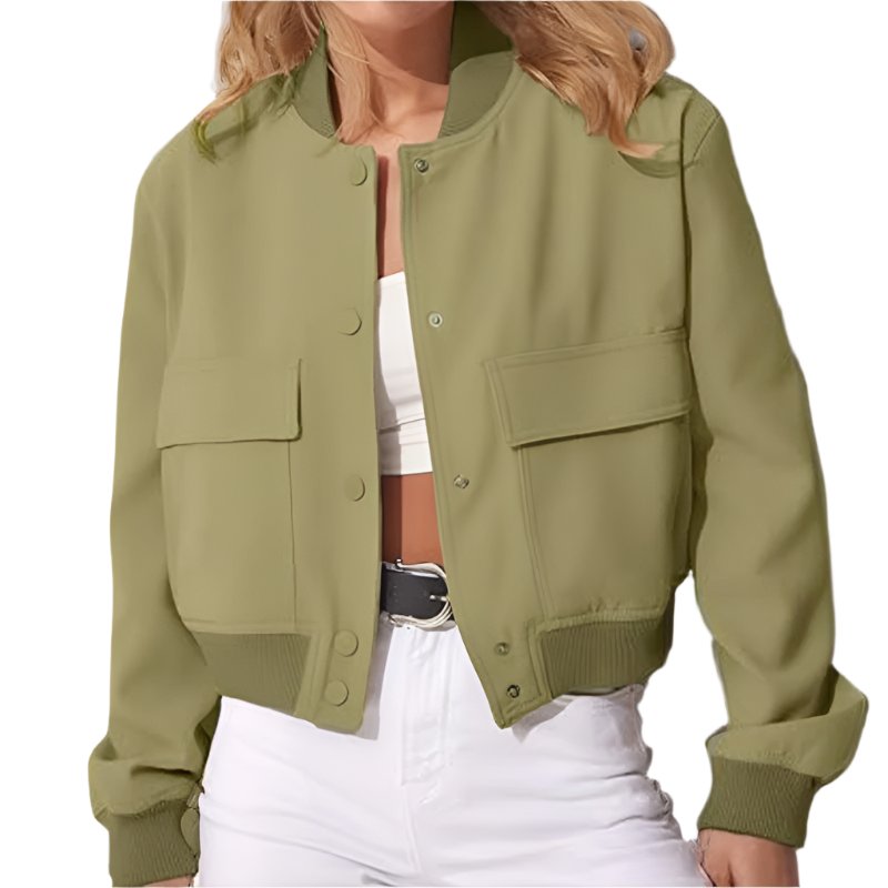 Giulia – Dames Utility Jacket met Knoopsluiting